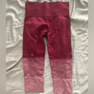 Lululemon capri leggings size 4